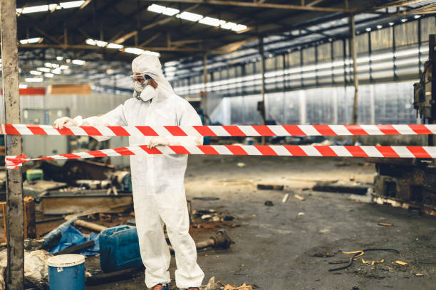 Professional Odor Removal technician working in Gladstone, NJ